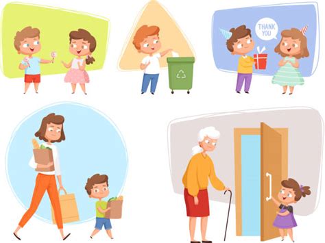 1800 Polite Child Illustrations Royalty Free Vector Graphics And Clip
