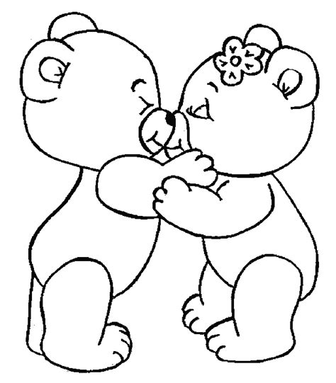Desenhos De Ursinhos Fofos E Cutes Para Colorir Pintar E Imprimir Ursos E Ursas Urso Para Pi
