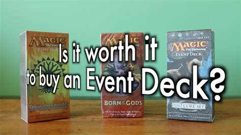 Submit your deck by posting in the duellinksmeta discord's king of games deck channel. MTG - Is It Worth It To Buy An Event Deck? Can It Be ...