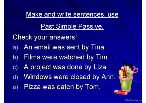 Passive Voice Present Simple Passiv English ESL Powerpoints