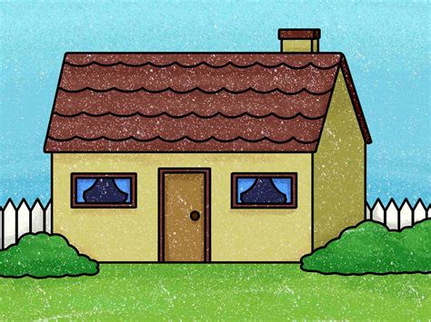 House Drawing for Kids - HelloArtsy