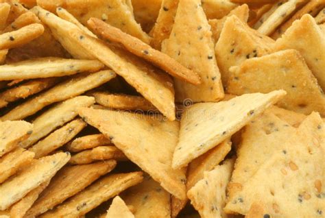 Close Up Of Crackers Pile Stock Image Image Of Delicious 36574771