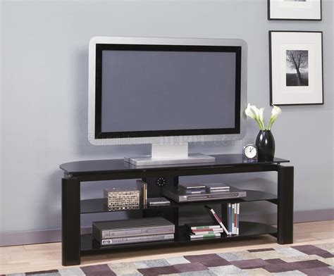 I bought it in rc willey. Black Glass & Metal Modern TV Stand w/Storage Shelves