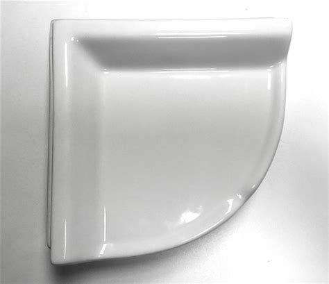 Use the grout saw and remove the grout. Corner Shelf White Ceramic Bath Accessory Shower Thinset ...