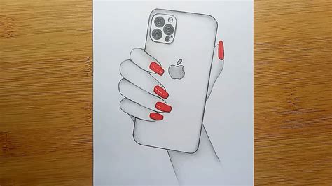 How To Draw A Hand Holding A Phone Phone 12 Pro Max Holding In Hand