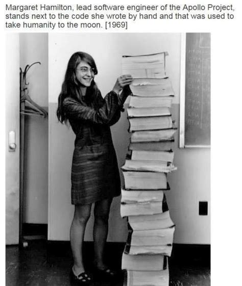 History Is This A Photo Of Margaret Hamilton Standing Next To Apollo