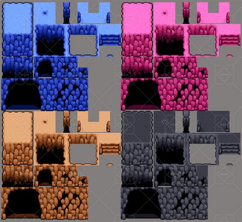14 Ideias De Cave Tileset Pixel Art Game Art Game Design Images