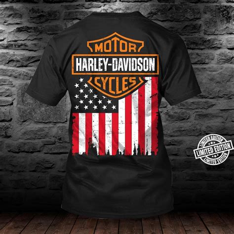 Motor Harley Davidson Cycles Flag Us Shirt