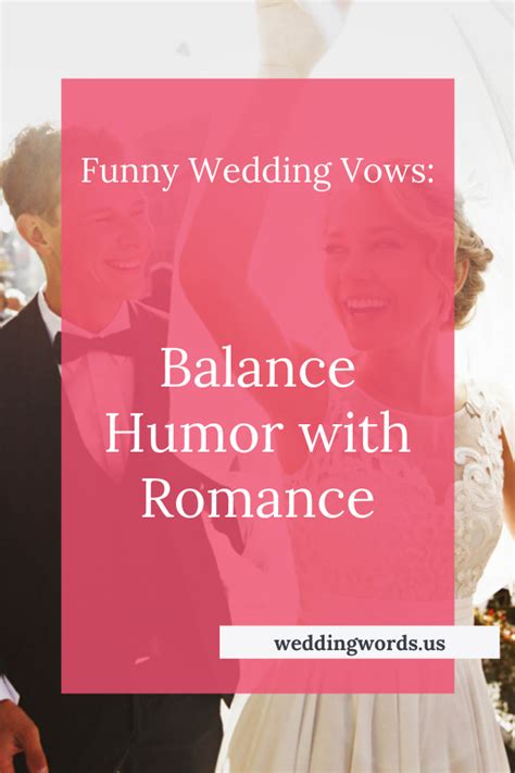 Browse our curated selections and then add them into your own vows to get your guests giggling. Funny Wedding Vows: 6 Ways to Balance Humor with Romance