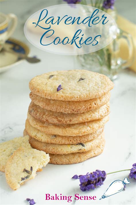 Lavender Cookies Baking Sense