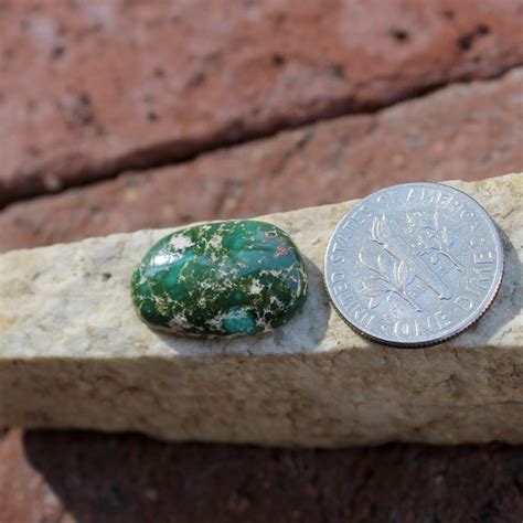 75 Carat Natural Green Stone Mountain Turquoise Cabochon Stone