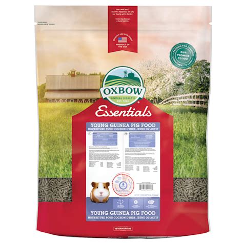 Choose from oxbow's western timothy, orchard, oat or botanical grass hays to provide additional natural fiber. Oxbow Essentials Young Guinea Pig Food, 25 lbs. | Petco
