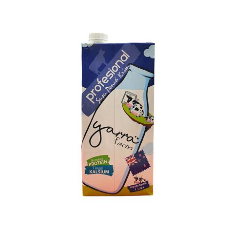 Farm Fresh Uht Yarra Full Cream Milk 1l — Harimaufresh Online