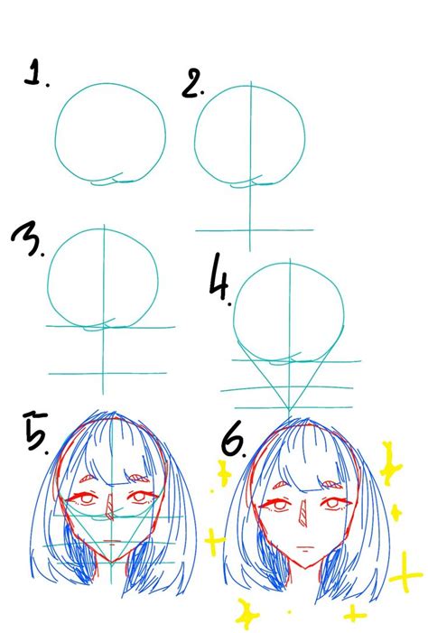 สอนวาดโครงหน้าอนิเมะฉบับตัวเอง Learn How To Draw Your Own Anime Face