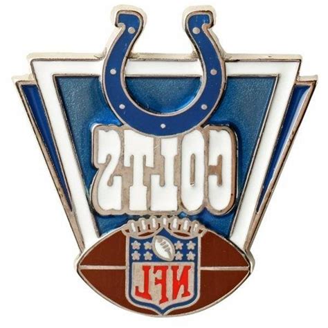 Indianapolis Colts Football Nfl Sports Pin Victory Design
