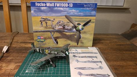 Focke Wulf Fw 190d 13 Plastic Model Airplane Kit 148 Scale 81721 Pictures By
