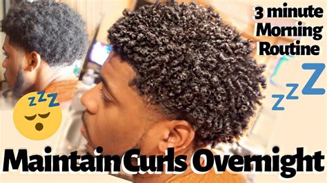 Mens Curly Hair Tutorial Pt3 Maintenance Routine Youtube