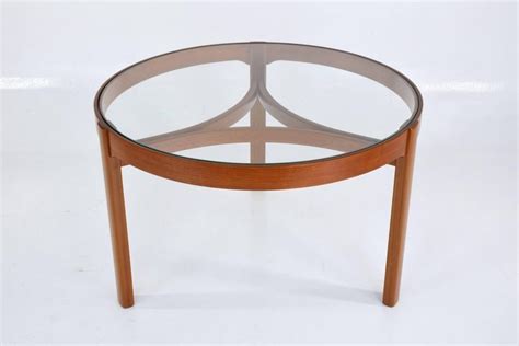 mid century vintage trinity nathan england round coffee table in oak and teak vinterior