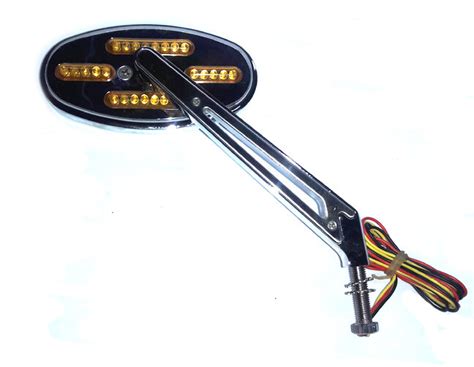 5.0 out of 5 stars based on 2 product ratings(2). Stealth Motorcycle Mirrors with LED Turn Signals & Running ...