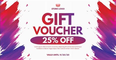 Gift Voucher | Logo gifts, Gift vouchers, Flyer template