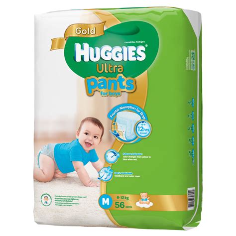 Huggies Ultra Baby Diaper Pants Boy M 56pcs Tops Online