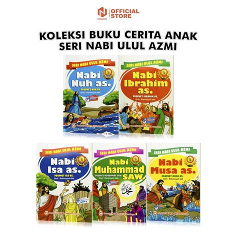 Jual Buku Cerita Anak Bilingual Bergambar Seri Ulul Azmi Nabi Ibrahim