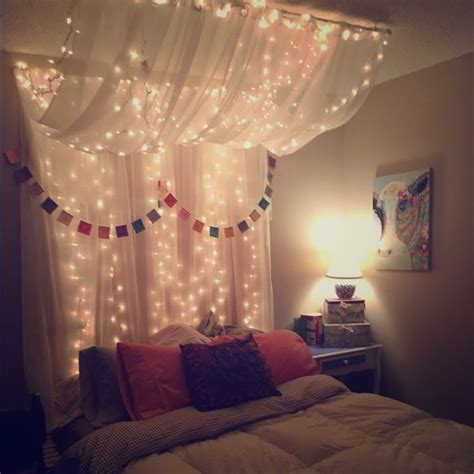Accessorize your regular bed and turn it into a bed canopy with lights! Full/Queen Bed Canopy with lights Sheer material with ...
