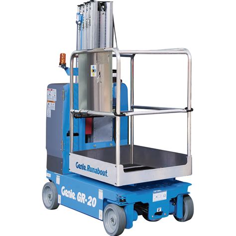 Genie Runabout Lift With Standard Platform — 19ft9in Lift 350 Lb