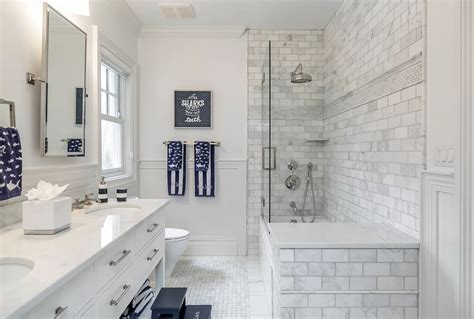 Black, white, and everything in between. Bathroom Tile Ideas 2020 | Pictures Colors Designs