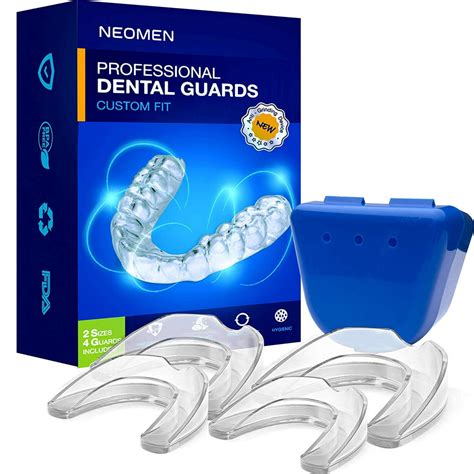 Professional Dental Guard 2 Sizes Pack Of 4 Upgraded Mouth Guard
