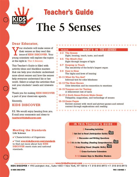 5 Senses Kids Discover