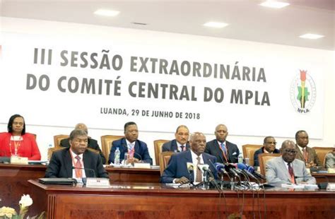 Jornal De Angola Notícias João Lourenço Aclamado Para A Liderança Do Mpla