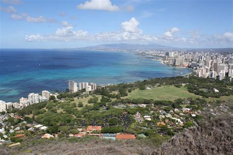 See My Hawaii Top Of Diamond Head Crater View Of Kapiolani Park