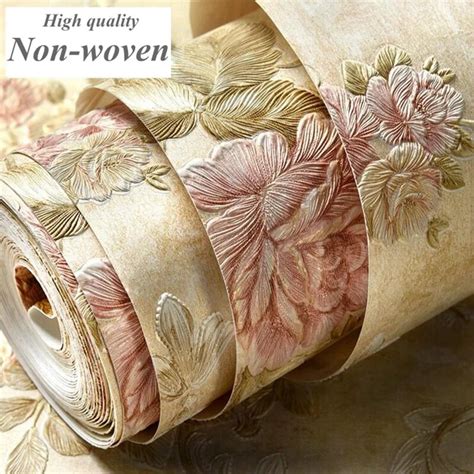 Wallpapers Youman 3d Wallpaper Roll Flower Romantic Floral For Bedroom