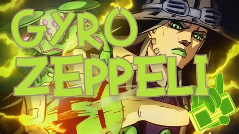 Gyro Zeppeli Edit Live Another Day By Kordhell Youtube