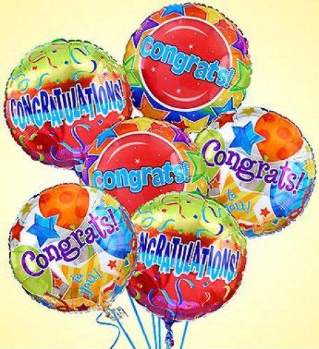Air Rangement Congratulations Mylar Balloons Give Them A Little Extra