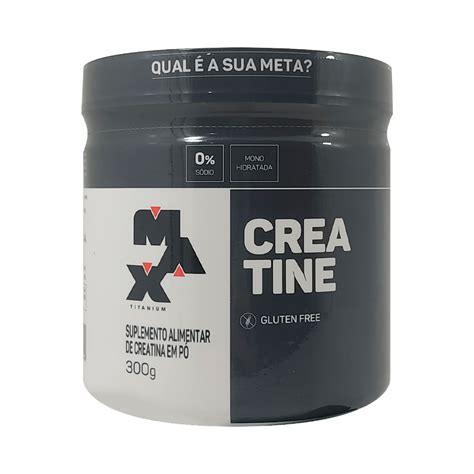 Creatina 300g Max Titanium Encontre Os Melhores Preços De Whey