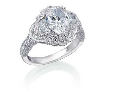 We have a sensational selection of sapphire or diamond engagement rings in round or princess cuts, sitting on a 4 or 6 prong setting, encrusted with rows of diamonds along the band frame. 30 Diamond Engagement Rings So Sparkly You'll Need Sunglasses | Glamour