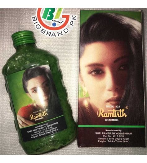 Learn all the benefits of using an ayurvedic hair growth oil in a health. Ramtirth Brahmi Hair Oil 100ml