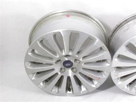 Grigio chiaro lucido chiamare o whatsapp per la disponibilità del pezzo e. 7M5J-1007-BA Set 4 Wheels Alloy 17 Inches 5 Holes FORD ...