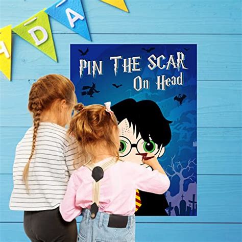 Lidmada Pin The Scar On Harry Game For Wizard Potter Theme Party