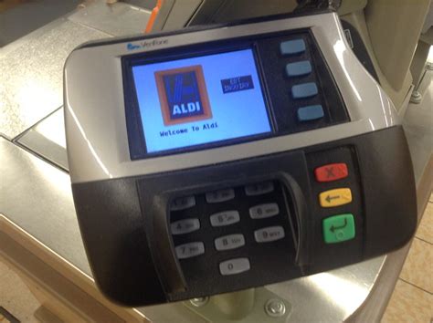 Perks tend to vary, but store cardholders could receive discounts, earn rewards, get exclusive offers and leverage special financing. Aldi Grocery Store Food Market Credit Card Debit Card Scanner Reader Electronic Device. Pics by ...