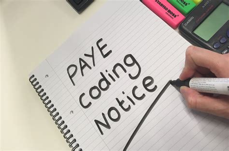 Here's everything you need to know about them to get started. What does my PAYE coding notice mean? - PD Tax Consultants