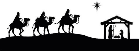 Nativity Silhouette Clip Art Vector Images And Illustrations Istock