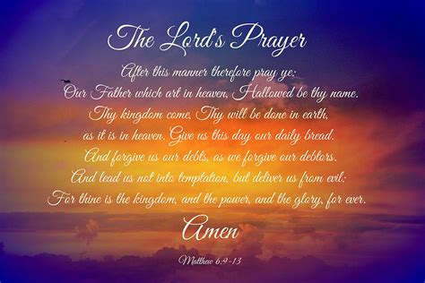 The Lords Prayer Photograph By Debbie Nobile