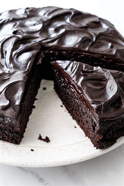 Sour Cream Chocolate Cake With Glossy Chocolate Frosting Love And