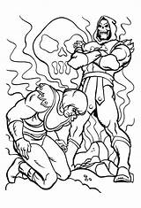 Coloring He Man Pages Getdrawings sketch template