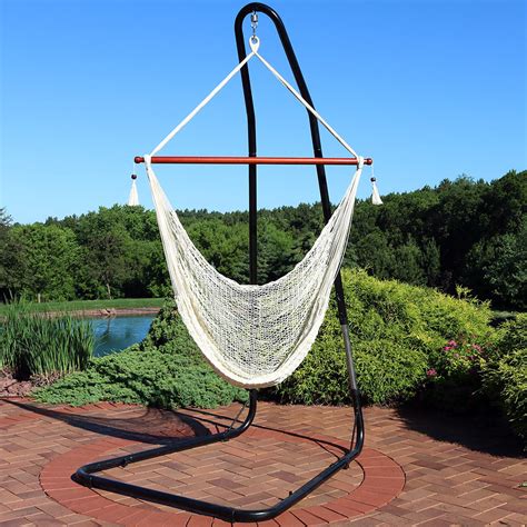 Hammock Chair With Stand Set Indoor Or Outdoor Hammock Chair Stand