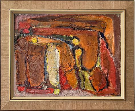 Unknown Mid Century Modern Abstraction At 1stdibs
