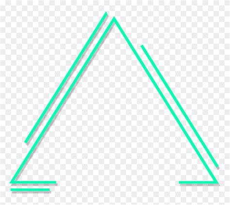 Fondos de pantalla figuras geometricas en bucle. #green #lines #triangle #neon #glow #freetoedit - Triangulo Figuras Geometrica Png, Transparent ...